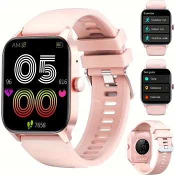 Hodinky Chytré Hodinky Smart-Trend Růžové, Gumové, Bluetooth, Volání