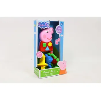 Hračka pro nejmenší Prasátko Peppa Klíče na hraní svítí 1684913