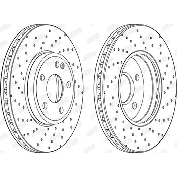 Brzdový systém Brzdový kotouč JURID 563118JC