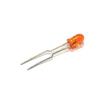 Polovodič LED - O/2K oranžová