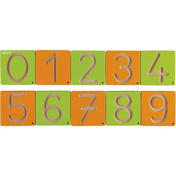 Dřevěná hračka Nathan Grafomotorická ČÍSLA