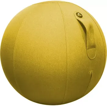 Gymnastický míč Balanční míč ACTIVE Plus pro zdravé sezení, žlutá