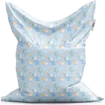 Sedací pytel Sablio Sedací vak Classic Balónky a hvězdy - 150x100 cm