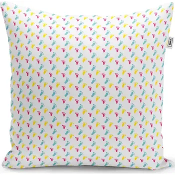 Polštář Sablio Polštář Obtisk nožiček - 50x50 cm