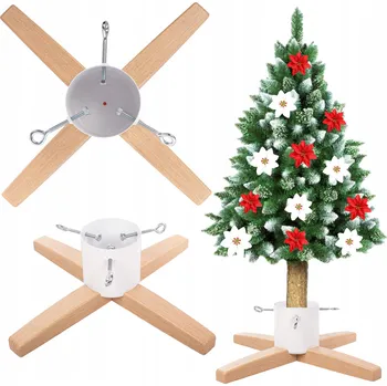 Stojánek na vánoční stromek STOJAN NA VÁNOČNÍ STROMEK KOVOVÝ PODSTAVEC S NÁDOBOU NA VODU