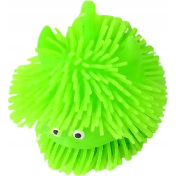 GUMOVÝ SVÍTÍCÍ JEŽEK HRAČKA ANTISTRESOVÁ PRO DĚTI MĚKKÁ SENZORICKÁ