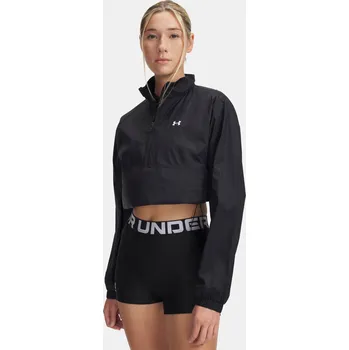 Dámská casual bunda Dámská bunda Under Armour UA Rival Woven HZ Anorak - Dámské Under Armour černá 3282845