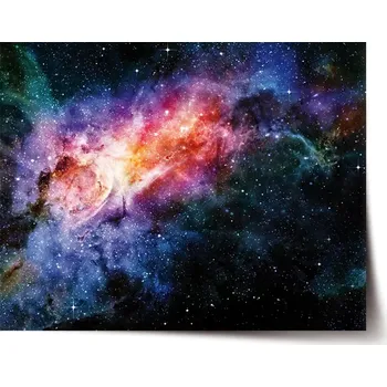 Plakát Sablio Plakát Vesmírná záře - 120x80 cm
