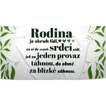 Osuška Sablio Ručník Rodina 5 - 30x50 cm