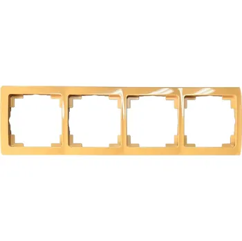 Rámeček čtyřnásobný pro svislou i vodorovnou montáž ABB Swing 3901J-A00040 D1 - béžová