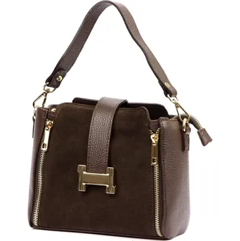 Kabelka Dámská kabelka Luka 25-043 DOLLARO tmavě hnědá + doprava zdarma