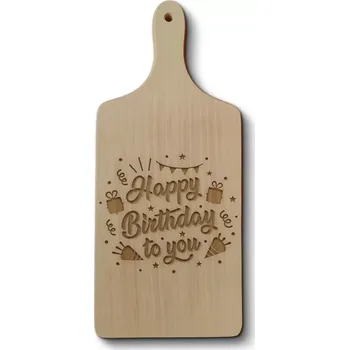 Kuchyňské prkénko Sablio Prkénko Happy birthday to you 3