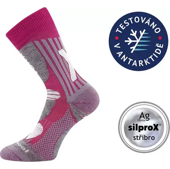 Dětské ponožky Vision - 30-34 / fuchsiová