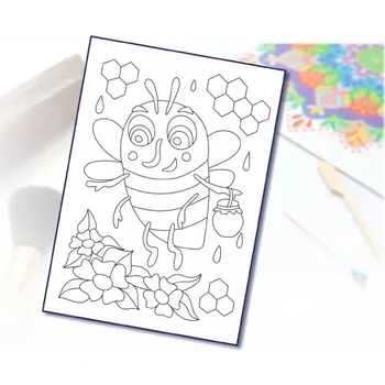 Šablona na pískování včelka A5