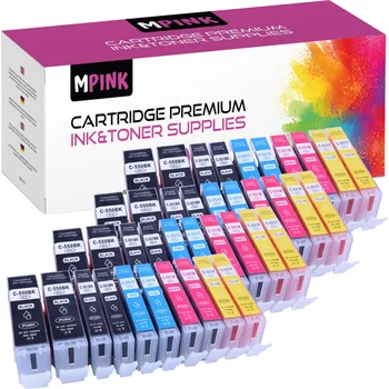 40x Inkoust do CANON PIXMA MG6450 MG5550 MG5450 MX925 IP7250 MX725