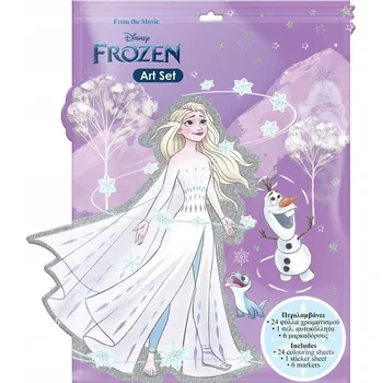 omalovánky Omalovánky s nálepkami a fixami LEDOVÉ KRÁLOVSTVÍ 564597