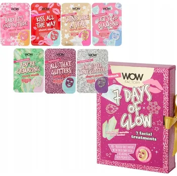 Pleťová maska Pleťová maska v plátýnku 7 kusů selfiemask WOW FACTORY