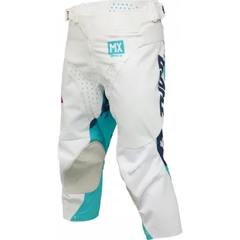 Moto oblečení Dětské motokrosové kalhoty THOR LAUNCHMODE BLEACH WHITE/AQUA 24