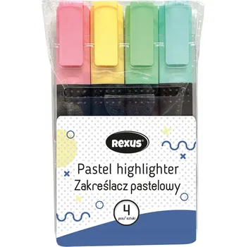 Zvýrazňovač Vícebarevný Zvýrazňovač Beniamin 4 ks