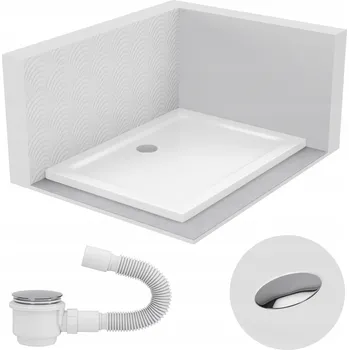 Sprchová vanička Sprchová vanička SEVANTE Slim obdélníková 100 x 80 cm