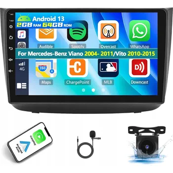 Autorádio Autorádio Dealnet Mercedes Vito Viano s navigací CarPlay Android