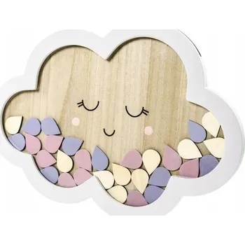 Obraz Kniha hostů DŘEVĚNÝ OBLÁČEK mrak SVATBA