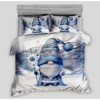 Povlečení 3 dílné Vánoční povlečení Ledový skřítek