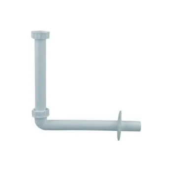 Sifon HL 134.1K připoj.souprava 5/4” z plastu, bílá