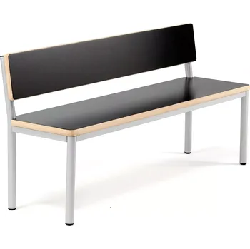 Zahradní lavice Školní lavička LAVENA, s opěradlem