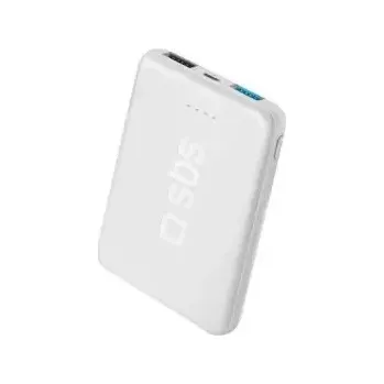 Powerbanka SBS PowerBank Pocket 5000 mAh bílá (TEBB5000POCW)