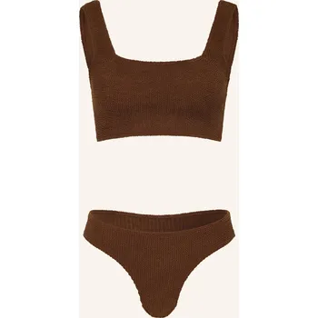 Dámské plavky Sorbet Island Dámské Bustier Bikiny, hnědá, one size