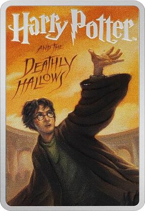 Stříbrná mince Harry Potter™ a Relikvie smrti (The Deathly Hallows™) 2 Oz 2025 PROOF (7.) Book Covers