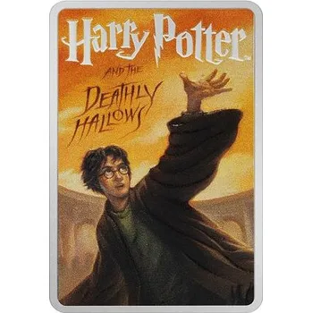 Stříbrná mince Harry Potter™ a Relikvie smrti (The Deathly Hallows™) 2 Oz 2025 PROOF (7.) Book Covers