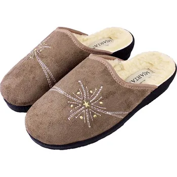 Dámské pantofle Dámské pantofle Mjartan X07L (Teplé pantofle s kožešinou)