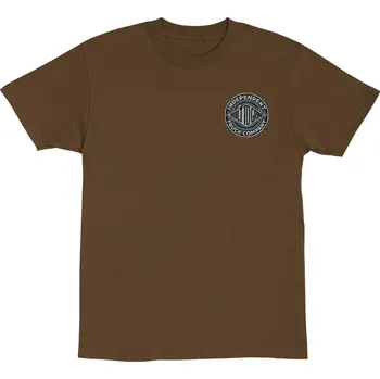 Pánské tričko INDEPENDENT triko - Stone Summit S/S Heavyweight T-Shirt Dk Chocolate (158257) velikost: S