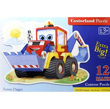 Puzzle Puzzle Castorland 12 dílků 12 MAXI Zábavný bagr