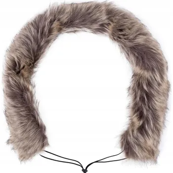 Příslušenství pro přepravu dětí HappyBee Kožešinový límec na kočárek, Latte