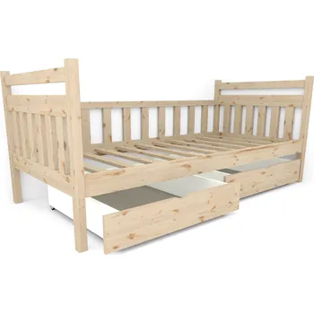 Postel Slevadoma Dětská postel SLD03 70x140 Barva: Surové dřevo