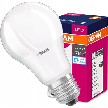 Žárovka LED žárovka Osram E27 4,9 W 6500 K studená bílá
