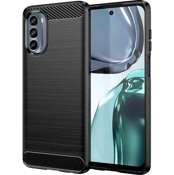 Pouzdro na mobilní telefon Techsuit Karbon Silikon Motorola Moto G62 Černý