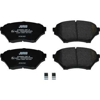 Brzdová destička Sada brzdových destiček, kotoučová brzda JURID 572597J