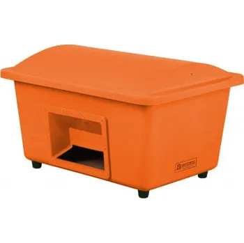 Popelnice Nádoba na posyp SEBA, 550 litrů, oranžová