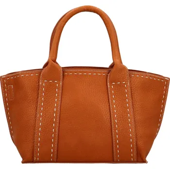 Stylová dámská koženková kabelka do ruky Scarleta, hnědá