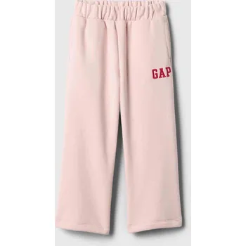 Dětská móda Dívčí baby široké tepláky s logem GAP 6-12M