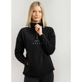 Dámská mikina FAGER Mikina fleecová Molly Fager, černá XL
