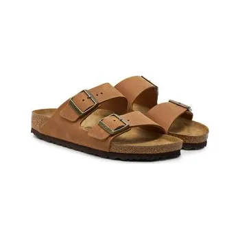 Dámské pantofle Birkenstock Nazouváky Arizona Leoi 1028401 Hnědá 40