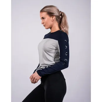 Dámské tričko FAGER Triko s dlouhým rukávem Nicky Fager, navy/grey XL