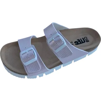 Dámské pantofle Bio Life Pisa dámské zdravotní pantofle na platformě metal růžová Barva: Růžová, Velikost: 39