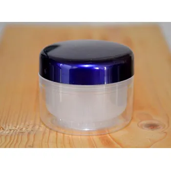 Dóza na potraviny ČR Kosmetická dóza/kelímek PENY dvouplášťová 30 ml - víčko fialová perleť