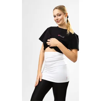 VFstyle Ledvinový pás Bamboo Long, bílý Velikost: S